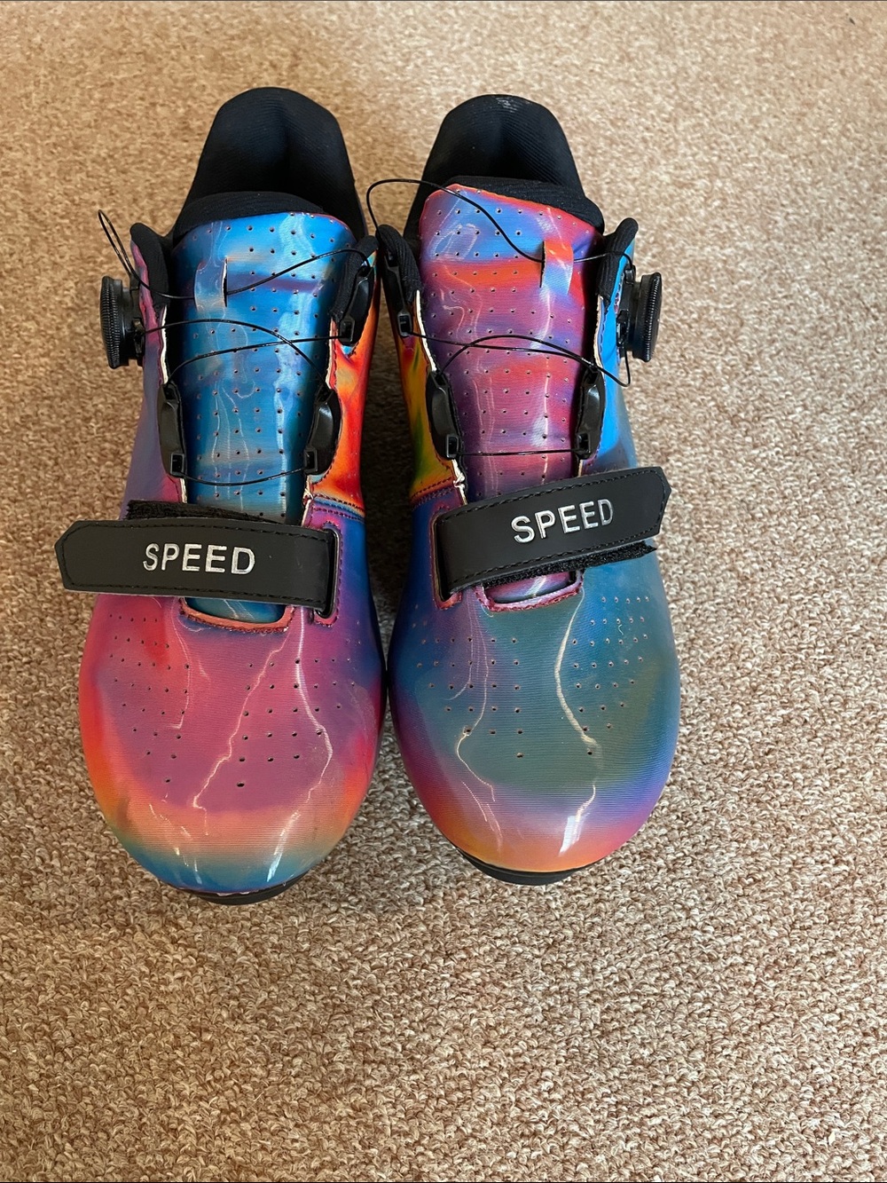 Men’s Speed Peloton compatible cycling shoes with clips size 44